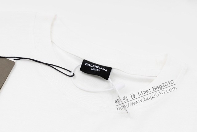 Balenciaga專櫃巴黎世家2023SS新款龜裂印花T恤 男女同款 tzy2639